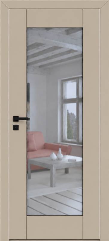 Интериорна врата DRE / Дре - Естра 10, кашмир мат с огледало, DRE-Cell